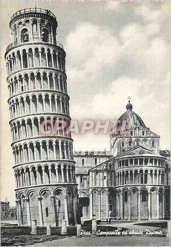 Moderne Karte Pisa Le Campanile et abside du Dome