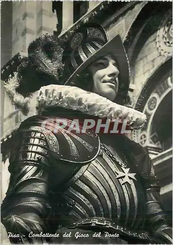 Cartes postales moderne Pisa Combattente del Gioco del Ponte Militaria