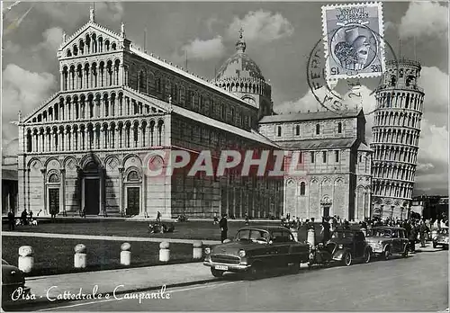 Cartes postales moderne Pisa Torre Pendente e Abside del Duomo