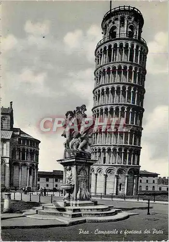 Cartes postales moderne Pisa Le Clocher et la Fontaine des Putti