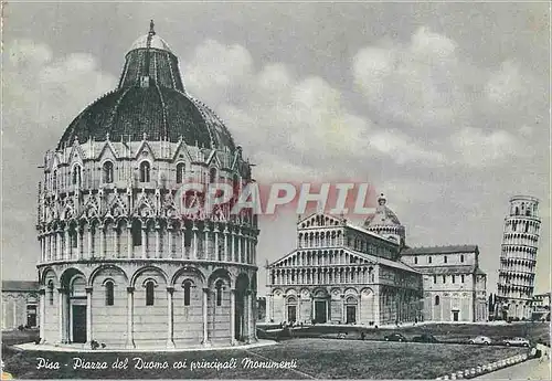 Cartes postales moderne Pisa Piazza del Duomo et les Monuments Principaux