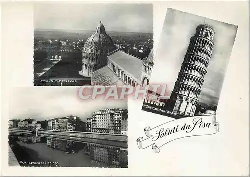 Cartes postales moderne Saluti da Pisa