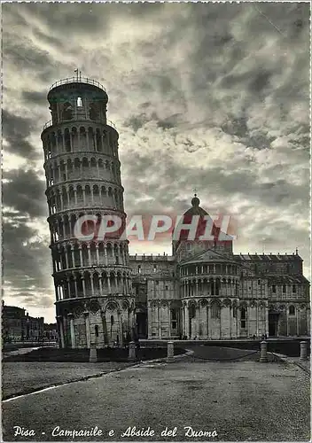 Moderne Karte Pisa Campanile e Abside del Duomo