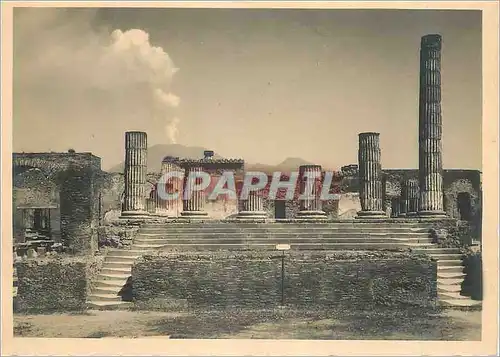 Cartes postales moderne Pompei Temple de Jupiter
