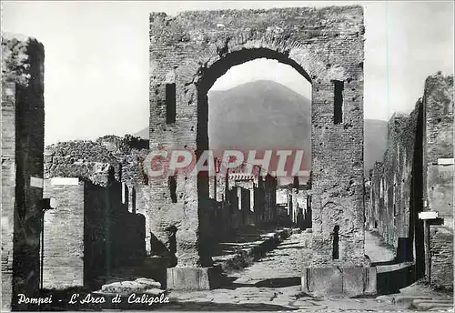 Moderne Karte Pompei L'Arc de Caligula