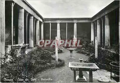 Moderne Karte Pompei Maison des Vetti Peristyle