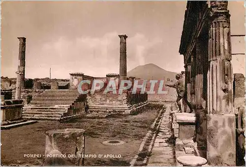Cartes postales moderne Pompei La Portique du Temple d'Apollon