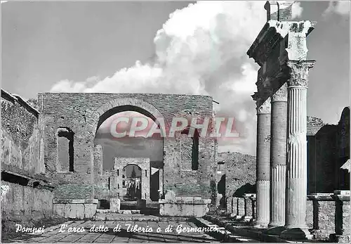 Cartes postales moderne Pompei Arc dit de Tibere ou de Germanicus