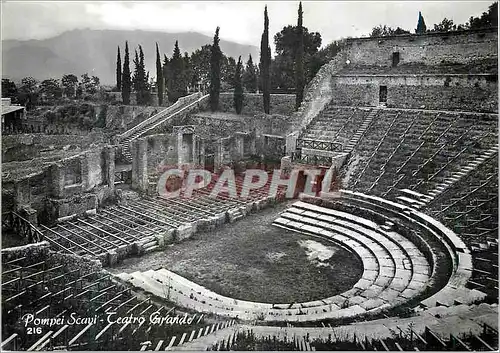 Cartes postales moderne Pompei Scavi Theatre Grand