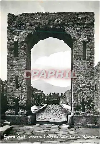 Moderne Karte Pompei Scavi L'Arc de Caligula