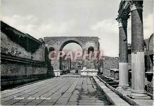 Moderne Karte Pompei L'Arch de Neron