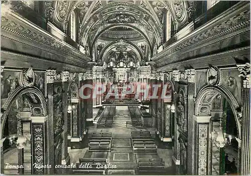 Cartes postales moderne Pompei Navota Centrale della Basilica