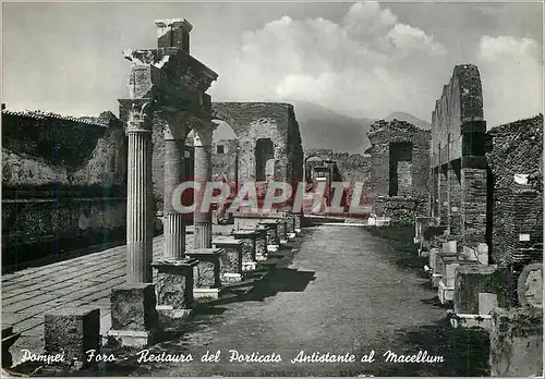 Cartes postales moderne Pompei Forum Regrement des Arcades devant le Macellum