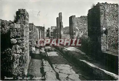 Cartes postales moderne Pompei Rue des Augustales