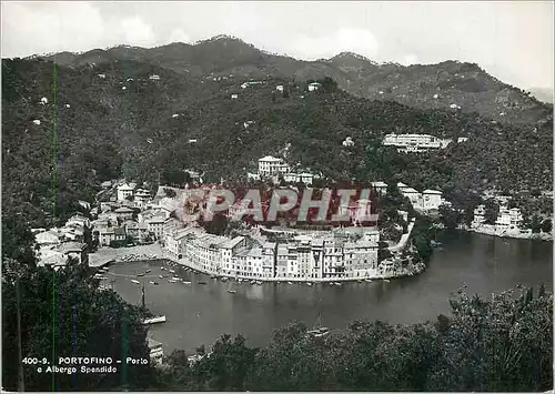 Moderne Karte Portofino Porto e Albergo Spendilo