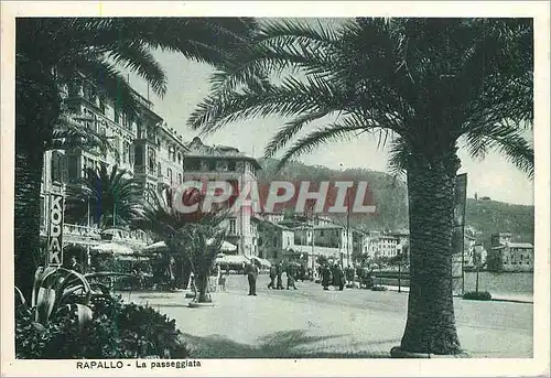 Cartes postales moderne Rapallo La Passeggiata