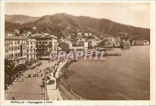 Cartes postales moderne Rapallo La Passeggiata a Mare