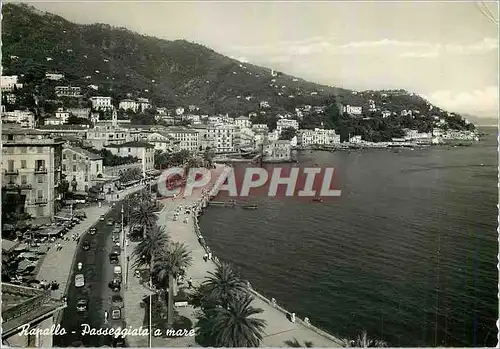 Moderne Karte Rapallo La Passeggiata a mare