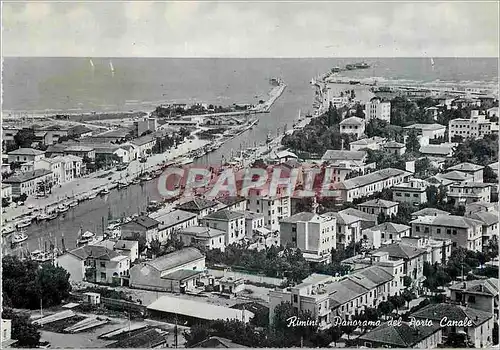 Cartes postales moderne Riviera di Rimini La Piu bella d'Italia Vue Generale du Port Canal