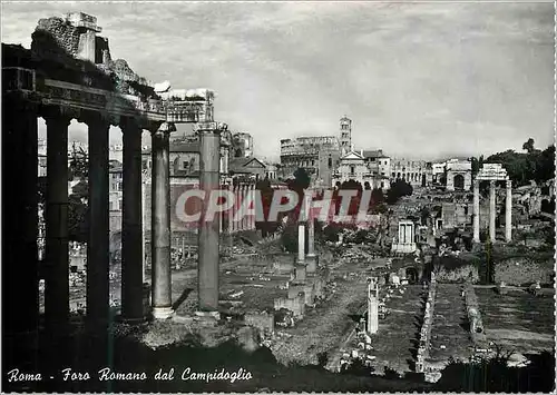 Moderne Karte Rome Forum Romain du Capitole