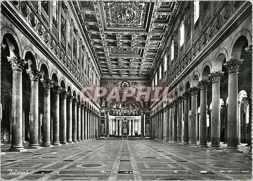 Cartes postales moderne Roma Basilique du Saint Paul Interieur