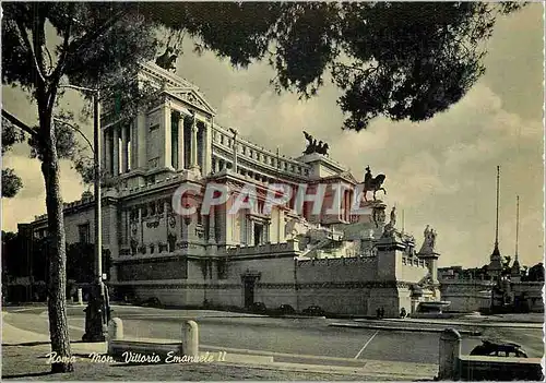 Moderne Karte Roma Monument a Victor Emmanuel II