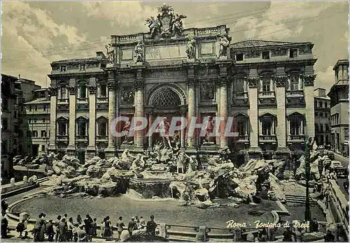 Moderne Karte Roma Fontaine de Trevi