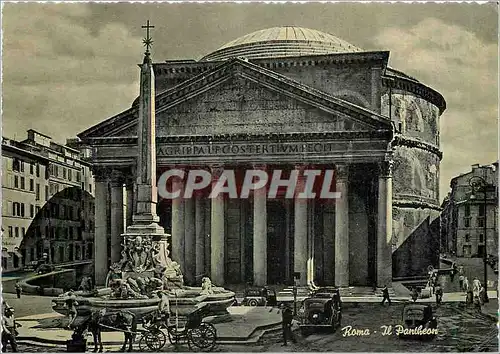 Moderne Karte Roma Le Pantheon