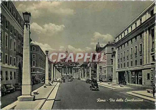 Moderne Karte Roma Rue de la Conciliation et St Pierre