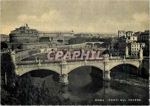 Cartes postales moderne Roma Les Ponts sur le Tevere
