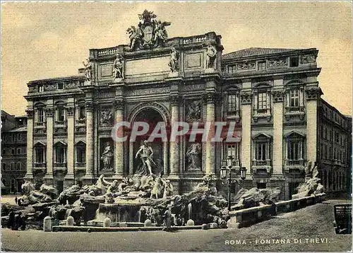 Moderne Karte Roma Fontaine de Trevi