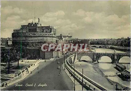 Cartes postales moderne Roma Pont et Chateau Saint Ange
