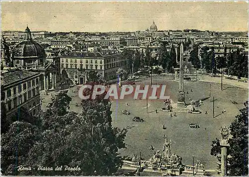 Moderne Karte Roma Place du Peuple