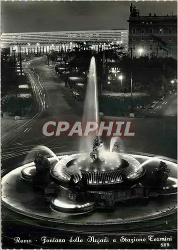 Cartes postales moderne Roma Fontana delle Najadi e Stazione Termini