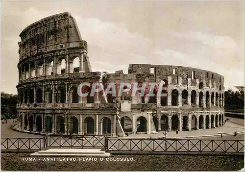 Moderne Karte Roma Anfiteatro Flavio o Colosseo