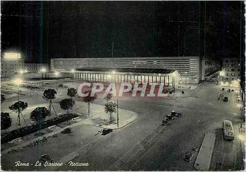 Moderne Karte Roma La Gare (de Nuit)