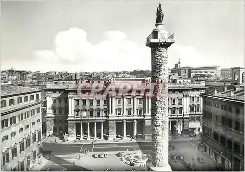 Moderne Karte Roma Place et Colonne de Marc Aurele