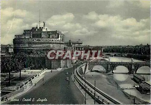 Cartes postales moderne Roma Pont et Chateau Saint Ange