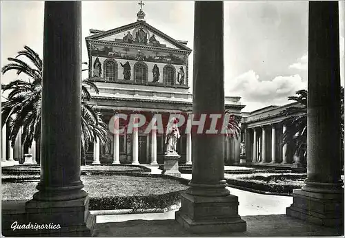 Moderne Karte Basilica di San Paolo Quadriportico