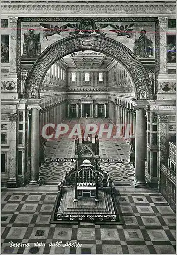 Cartes postales moderne Basilica di San Paolo Interno Visto dall'Abside