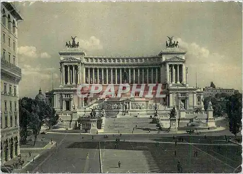 Moderne Karte Roma Monument a Victor Emmanuel II