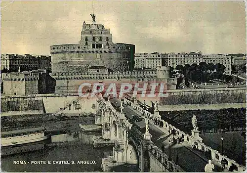 Cartes postales moderne Roma Pont et Chateau Saint Ange