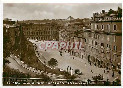 Cartes postales moderne Roma La Via del Mare Rupe Tarpea e Teatro Marcello