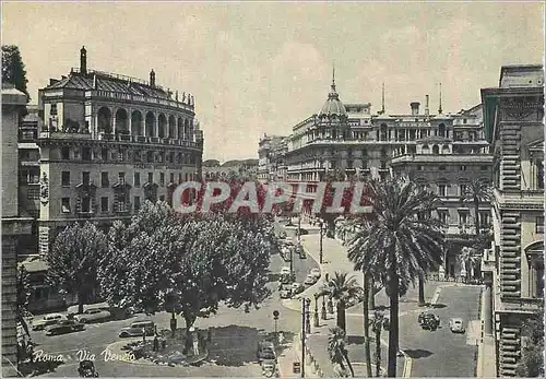 Moderne Karte Roma Rue Vittorio Veneto