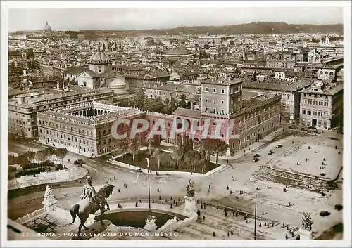 Moderne Karte Roma Piazza Venezia Dal Monumento