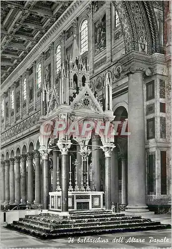 Cartes postales moderne Basilica di San Paolo Il Baldacchino dell'Altare Papale