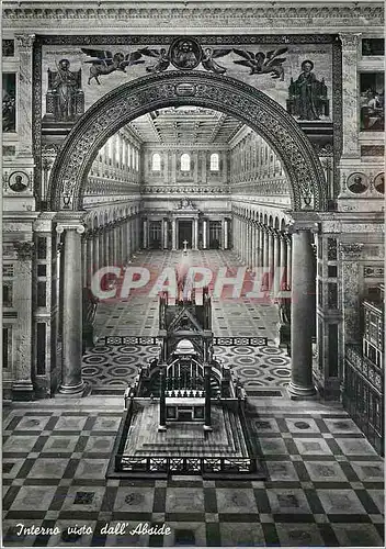 Cartes postales moderne Basilica di San Paolo Interno Visto dall'Abside