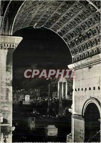 Cartes postales moderne Roma Foro Romano Particolare Arco di Settimio Severo e Panorama
