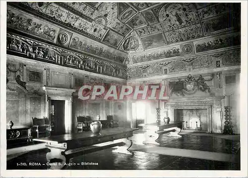 Cartes postales moderne Roma Castel S Angelo Biblioteca