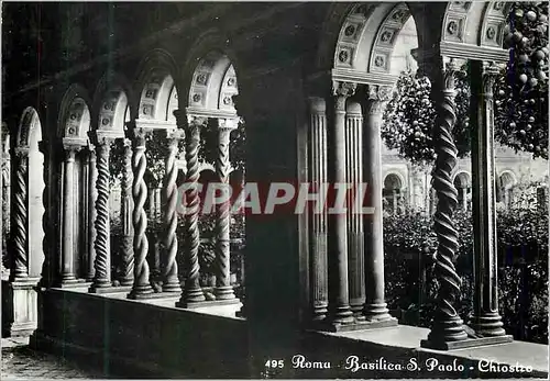 Cartes postales moderne Roma Basilica S Paolo Chiostro